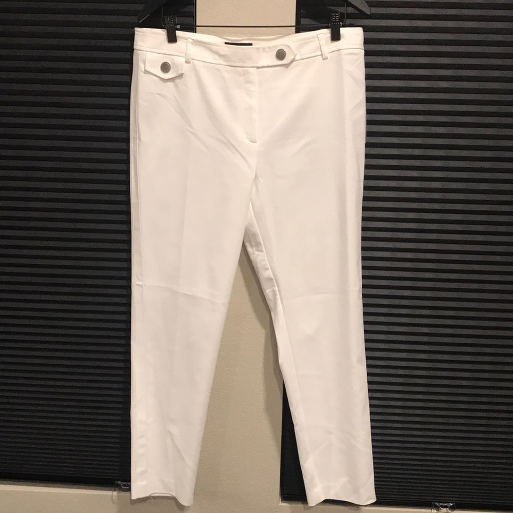Karl Lagerfeld Paris Women’s Soft White Pants 12